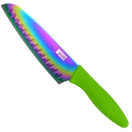 Faca Titanium Santoku 7 Pol Verde Yuze Menor preço em Faca Titanium Santoku 7 Pol Verde Yuze