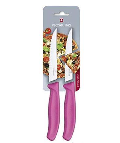 Faca Victorinox de Pizza Serrilhada com cabo Pink - 12 cm em blister Menor preço em Faca Victorinox de Pizza Serrilhada com cabo Pink - 12 cm em blister