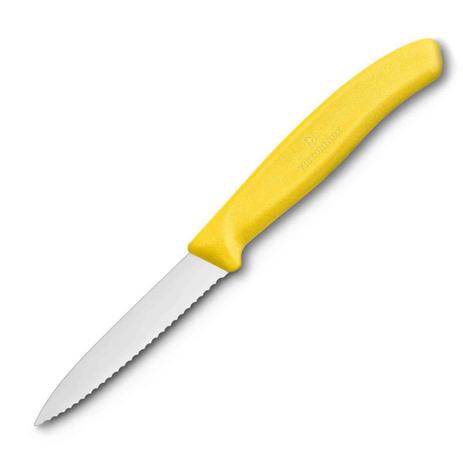 Faca Victorinox Serrilhada Multiuso Amarelo 8cm 6.7636.L118 Menor preço em Faca Victorinox Serrilhada Multiuso Amarelo 8cm 6.7636.L118