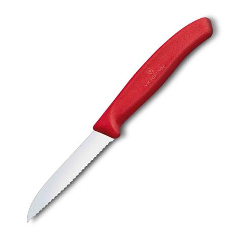 Faca Victorinox Serrilhada Multiuso Vermelha 8cm 6.7431 Menor preço em Faca Victorinox Serrilhada Multiuso Vermelha 8cm 6.7431