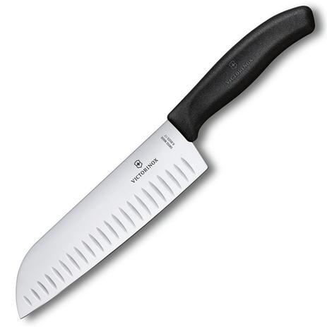 Faca Victorinox Swiss Classic Santoku com sulcos 17 cm Menor preço em Faca Victorinox Swiss Classic Santoku com sulcos 17 cm