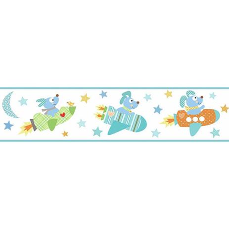 Faixa decorativa - Border Cachorro Astronauta - 780 - R+ adesivos é ruim? Faixa decorativa - Border Cachorro Astronauta - 780 - R+ adesivos é boa?