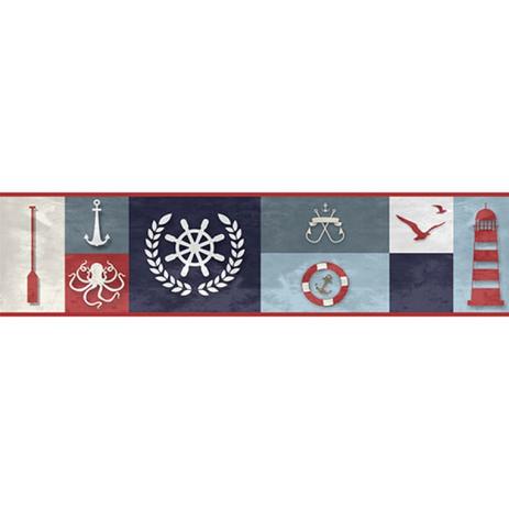 Faixa decorativa - Border Marinheiro - 791 - R+ adesivos Menor preço em Faixa decorativa - Border Marinheiro - 791 - R+ adesivos