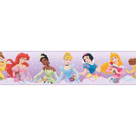 Faixa decorativa - Border Princesas Disney - 719 Lilás - R+ adesivos Menor preço em Faixa decorativa - Border Princesas Disney - 719 Lilás - R+ adesivos