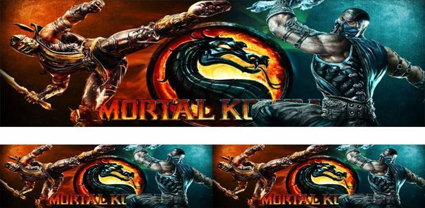 Faixa Decorativa Infantil Mortal Kombat Virtuadesivos Papel De