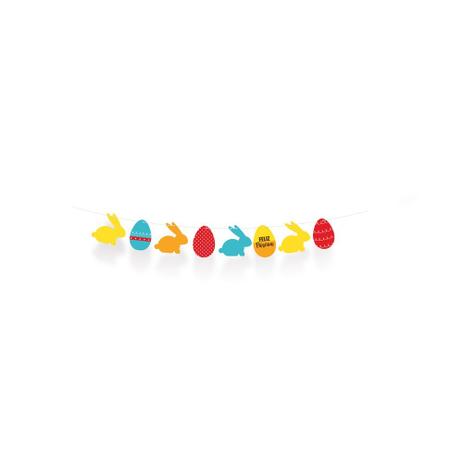 Faixa Decorativa Pascoa Ovos Coelho 250X13Cm Dec. Festa - Cromus pascoa é boa?