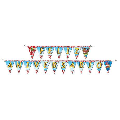 Faixa Feliz Aniversário Super Wings Festcolor Menor preço em Faixa Feliz Aniversário Super Wings Festcolor