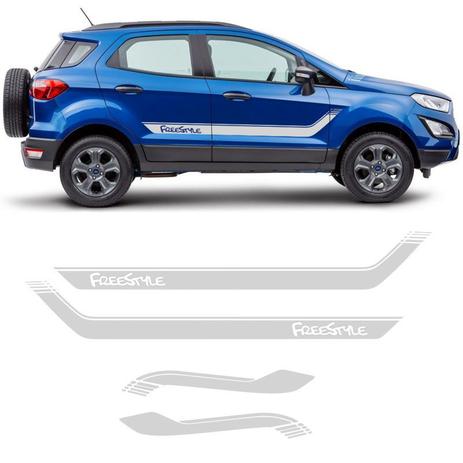 Faixa Lateral Ecosport Freestyle Adesivo Decorativo Prata - Sportinox é boa?