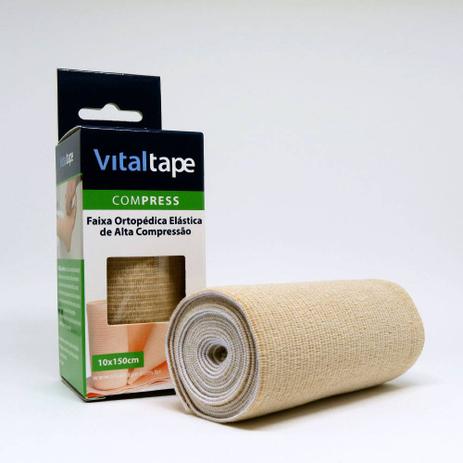 Faixa Ortopédica Elástica de Alta Compressão Compress Vitaltape - Fisiovital é ruim? Faixa Ortopédica Elástica de Alta Compressão Compress Vitaltape - Fisiovital é boa?
