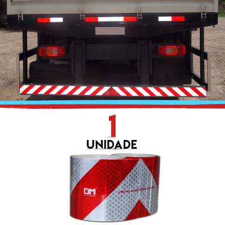 Faixa Refletiva Parachoque Onibus Caminhao Bau Carreta 240x10cm Aprovado Denatran Padrao - Dm Menor preço em Faixa Refletiva Parachoque Onibus Caminhao Bau Carreta 240x10cm Aprovado Denatran Padrao - Dm