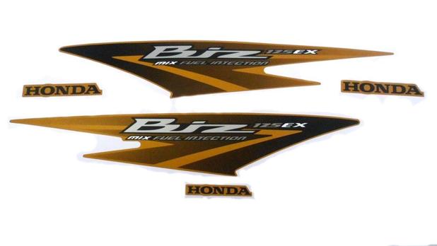 Jogo Adesivos Biz 125 Ex Branca 2014
