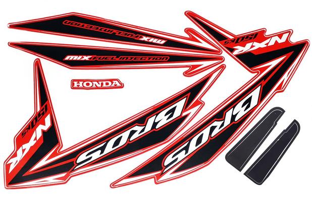 Faixas / Kit Adesivos Honda Bros 150 Mix Ks 2010 Vermelha - Jotaesse Menor preço em Faixas / Kit Adesivos Honda Bros 150 Mix Ks 2010 Vermelha - Jotaesse
