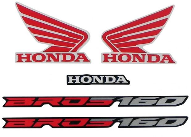 Menor preço em Faixas / Kit Adesivos Honda Nxr Bros 160 Es 2017 Branca - Jotaesse