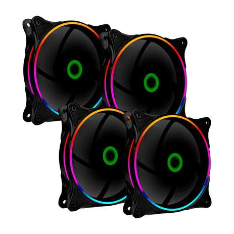 Fan Cooler Argb Gamemax Mirage Fn-12rainbow Kit 4-fans Menor preço em Fan Cooler Argb Gamemax Mirage Fn-12rainbow Kit 4-fans