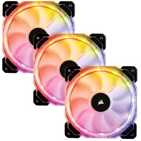 Fan Cooler Corsair HD120 RGB 3 FAN PACK - CO-9050067-WW Menor preço em Fan Cooler Corsair HD120 RGB 3 FAN PACK - CO-9050067-WW