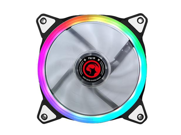 Fan Cooler Para Gabinete Marvo, Led Rgb, 120mm, Fn-14 Menor preço em Fan Cooler Para Gabinete Marvo, Led Rgb, 120mm, Fn-14