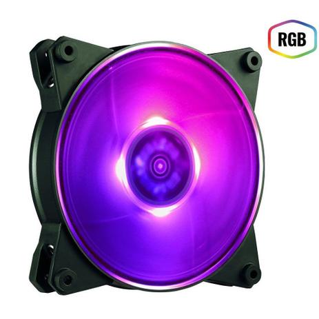 Fan p/ Gabinete Cooler Master MFY-F4DN-08NPC-R1 MasterFan Pro 140mm Air Flow RGB - Coolermaster-176 Menor preço em Fan p/ Gabinete Cooler Master MFY-F4DN-08NPC-R1 MasterFan Pro 140mm Air Flow RGB - Coolermaster-176