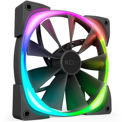 FAN RGB Cooler Para Gabinete NZXT 14CM AER RGB 2 Preto Fosco Airflow Fan 140mm - HF-28140-B1 é boa?
