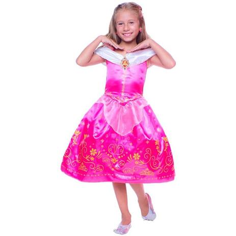 Fantasia A Bela Adormecida Infantil Clássica Princesas Disney - Global Fantasias Menor preço em Fantasia A Bela Adormecida Infantil Clássica Princesas Disney - Global Fantasias