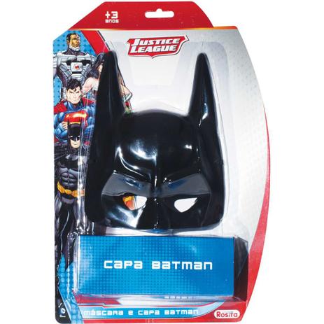 Fantasia Acessorio Batman Liga da Justica Capa+ma - Baby brink Menor preço em Fantasia Acessorio Batman Liga da Justica Capa+ma - Baby brink
