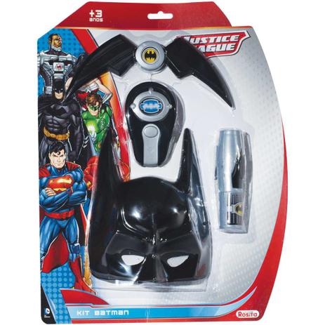 Fantasia Acessorio Batman Liga da Justica KIT - Baby brink Menor preço em Fantasia Acessorio Batman Liga da Justica KIT - Baby brink