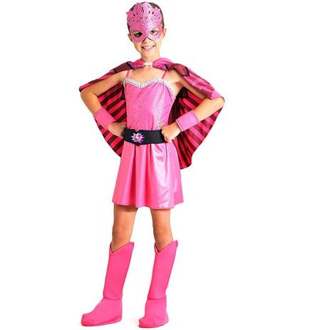 Fantasia Barbie Super Princesa De Luxo - Sulamericana Menor preço em Fantasia Barbie Super Princesa De Luxo - Sulamericana