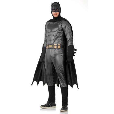 Fantasia Batman Adulto Luxo - Liga da Justiça - Liga da justiça - filme Menor preço em Fantasia Batman Adulto Luxo - Liga da Justiça - Liga da justiça - filme
