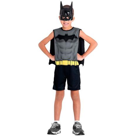 Fantasia Batman Infantil Com Capa e Máscara Original DC Comics - Sulamericana Menor preço em Fantasia Batman Infantil Com Capa e Máscara Original DC Comics - Sulamericana