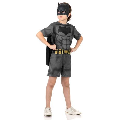 Fantasia Batman Infantil Curto - Liga da Justiça - Liga da justiça - filme Menor preço em Fantasia Batman Infantil Curto - Liga da Justiça - Liga da justiça - filme