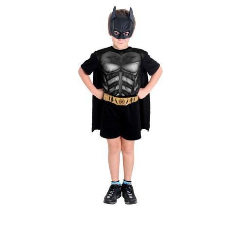 Fantasia Batman Infantil Curto - O Cavaleiro das Trevas Ressurge - Batman c. das trevas Menor preço em Fantasia Batman Infantil Curto - O Cavaleiro das Trevas Ressurge - Batman c. das trevas