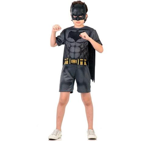 Fantasia Batman Infantil Pop - Batman vs Superman - Sulamericana Menor preço em Fantasia Batman Infantil Pop - Batman vs Superman - Sulamericana