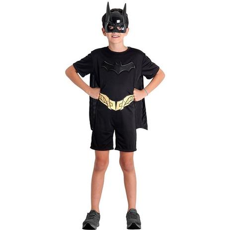 Fantasia Batman Infantil Pop Beware Com Máscara Sulamericana Menor preço em Fantasia Batman Infantil Pop Beware Com Máscara Sulamericana
