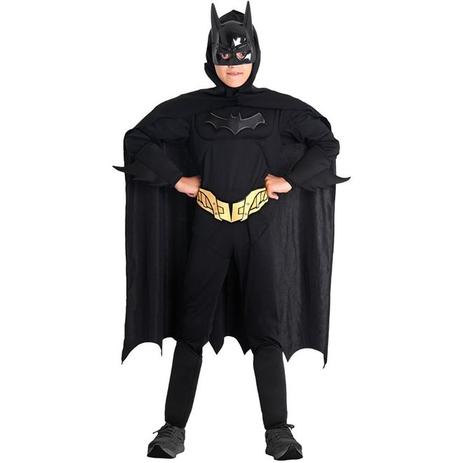 Fantasia Batman Infantil Premium Beware Com Máscara DC Comics - Sulamericana Menor preço em Fantasia Batman Infantil Premium Beware Com Máscara DC Comics - Sulamericana