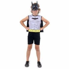Fantasia Batman Infantil Regata Sulamericana Menor preço em Fantasia Batman Infantil Regata Sulamericana