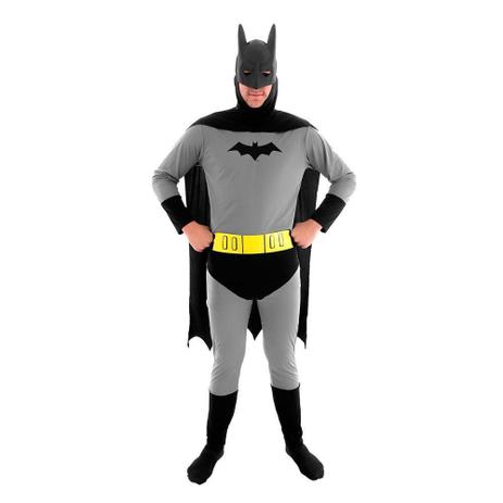Fantasia Batman Std Adulto M 43003 - Sulamericana Menor preço em Fantasia Batman Std Adulto M 43003 - Sulamericana