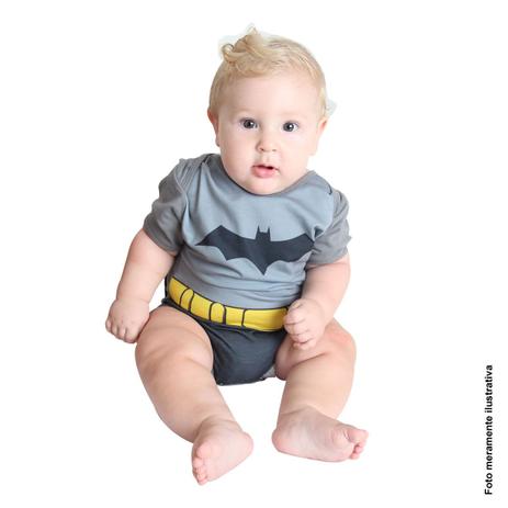 Fantasia Body Batman Bebê Verão - Liga da justiça Menor preço em Fantasia Body Batman Bebê Verão - Liga da justiça