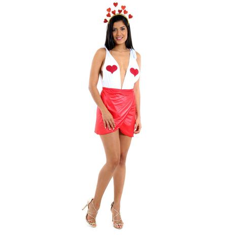 Fantasia Body Cupido Coração Adulto - Carnaval Menor preço em Fantasia Body Cupido Coração Adulto - Carnaval