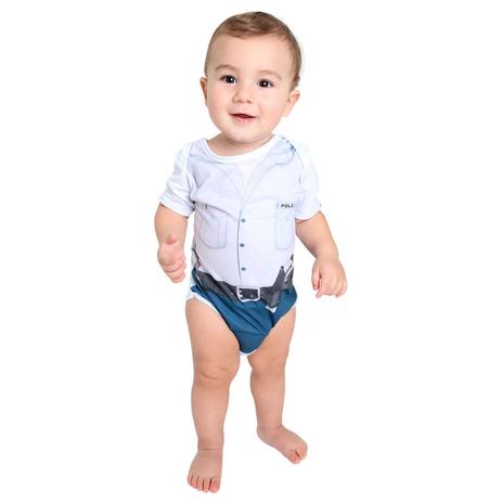 Fantasia Body Policial Bebê Verão - Police Menor preço em Fantasia Body Policial Bebê Verão - Police
