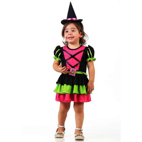 Fantasia Bruxa Divertida Bebê - Halloween Menor preço em Fantasia Bruxa Divertida Bebê - Halloween