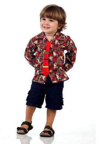 camisa junina bebe