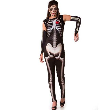 Fantasia Caveira Mexicana Adulto Feminino Com Luvas Para Halloween - Fantasias carol fsp Menor preço em Fantasia Caveira Mexicana Adulto Feminino Com Luvas Para Halloween - Fantasias carol fsp