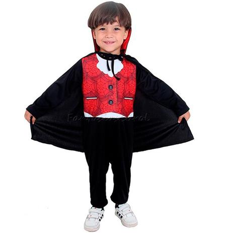 Fantasia Conde Dracula Baby Com Capa Sulamericana Menor preço em Fantasia Conde Dracula Baby Com Capa Sulamericana