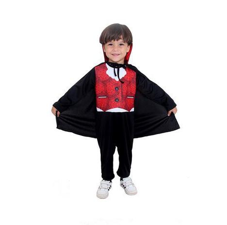Fantasia Conde Drácula - Infantil - Sulamericana Menor preço em Fantasia Conde Drácula - Infantil - Sulamericana