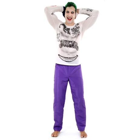 Fantasia Coringa Adulto - Esquadrão Suicida Menor preço em Fantasia Coringa Adulto - Esquadrão Suicida