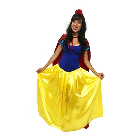Fantasia Cosplay Princesa Branca De Neve Luxo Adulto Feminina - Jade fashion Menor preço em Fantasia Cosplay Princesa Branca De Neve Luxo Adulto Feminina - Jade fashion