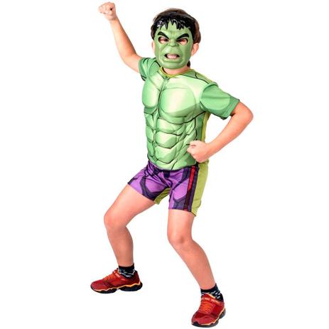 Fantasia Curta Hulk G - Rubies - Outras marcas Menor preço em Fantasia Curta Hulk G - Rubies - Outras marcas