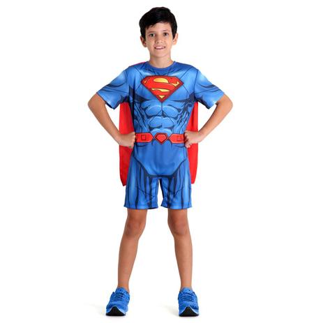 Fantasia Curta Super Homem DC G - Sulamericana Menor preço em Fantasia Curta Super Homem DC G - Sulamericana