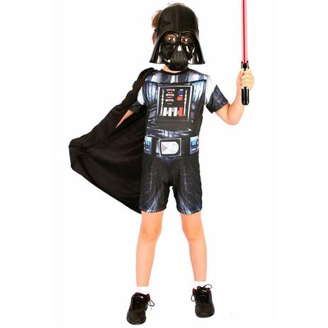 Fantasia Darth Vader Infantil Curta Star Wars - Rubies Menor preço em Fantasia Darth Vader Infantil Curta Star Wars - Rubies