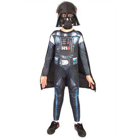 Fantasia Darth Vader Longo - Infantil - Rubies Menor preço em Fantasia Darth Vader Longo - Infantil - Rubies
