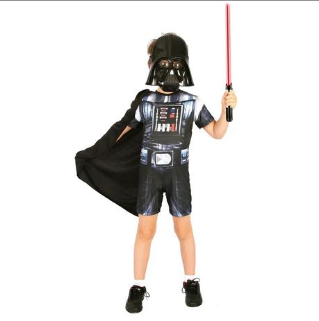 Fantasia Darth Vader Star Wars Curta - Infantil M - 5 a 8 anos - Disney Menor preço em Fantasia Darth Vader Star Wars Curta - Infantil M - 5 a 8 anos - Disney